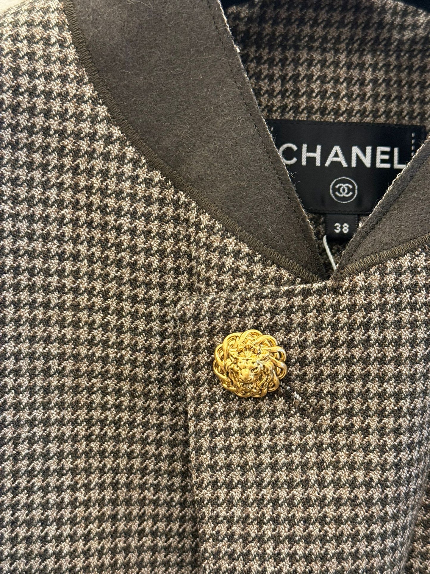 Chanel Spring Summer 2026 Jacket Wool Cloth Brown & Ecru