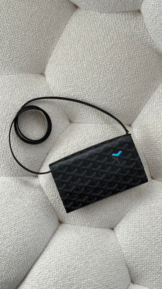 Goyard Varenne Continental Wallet Jet Black