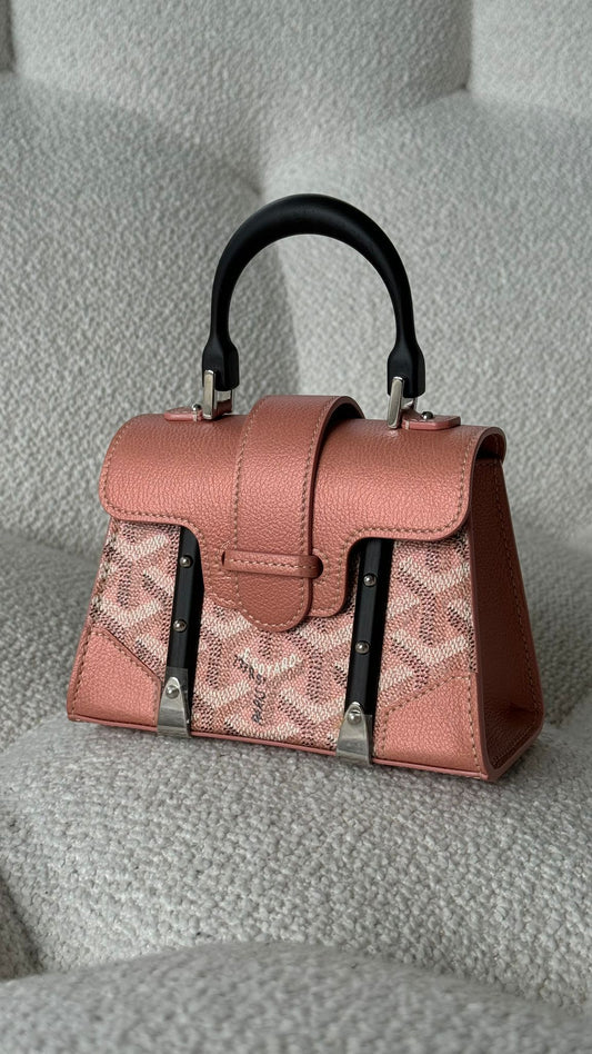 Goyard Nano Saïgon Structuré Pearly Pink