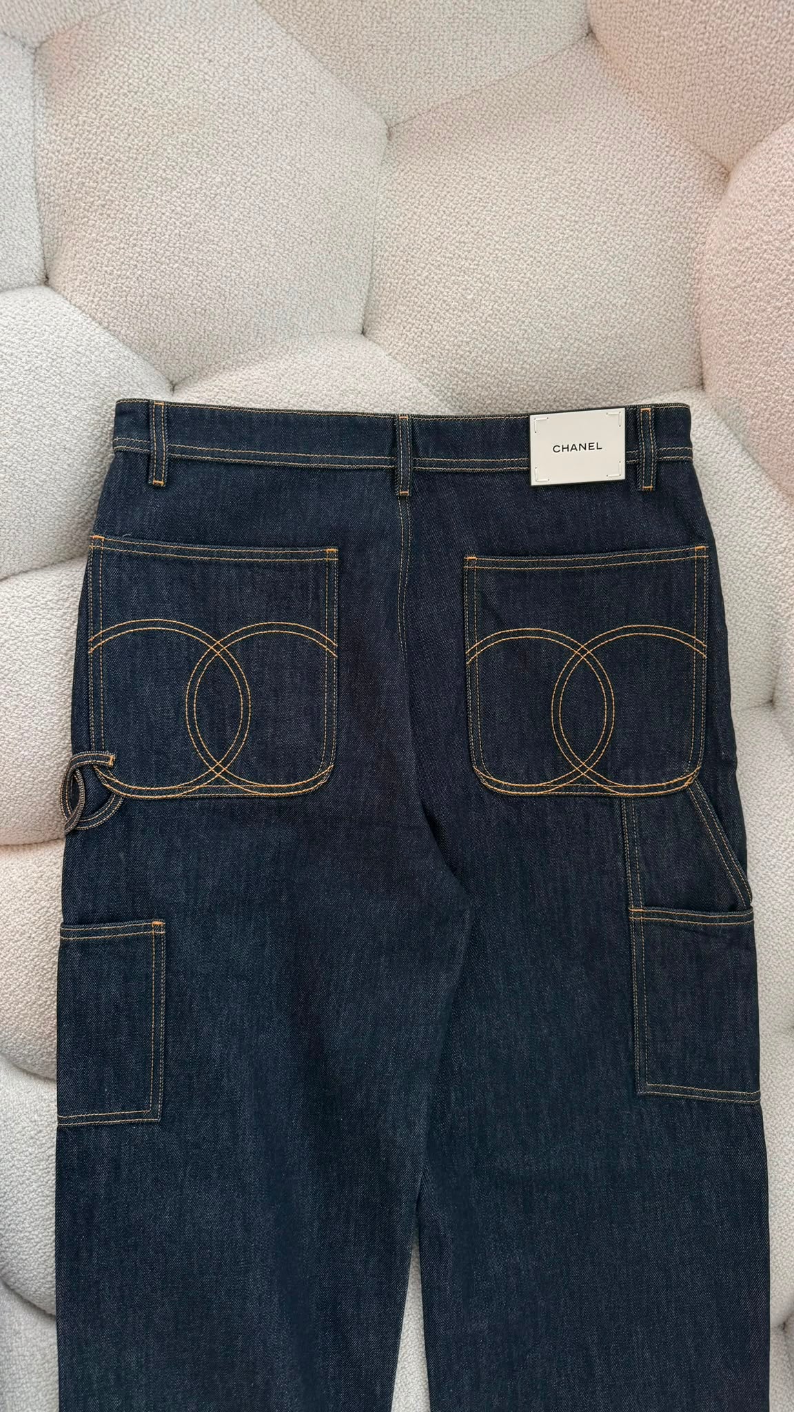 Chanel Pre-Collection Autumn Winter 2026 Jeans Washed Denim Dark Blue