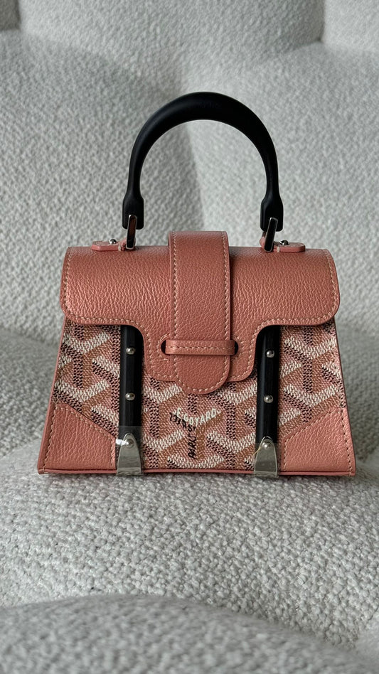 Goyard Nano Saïgon Structuré Pearly Pink