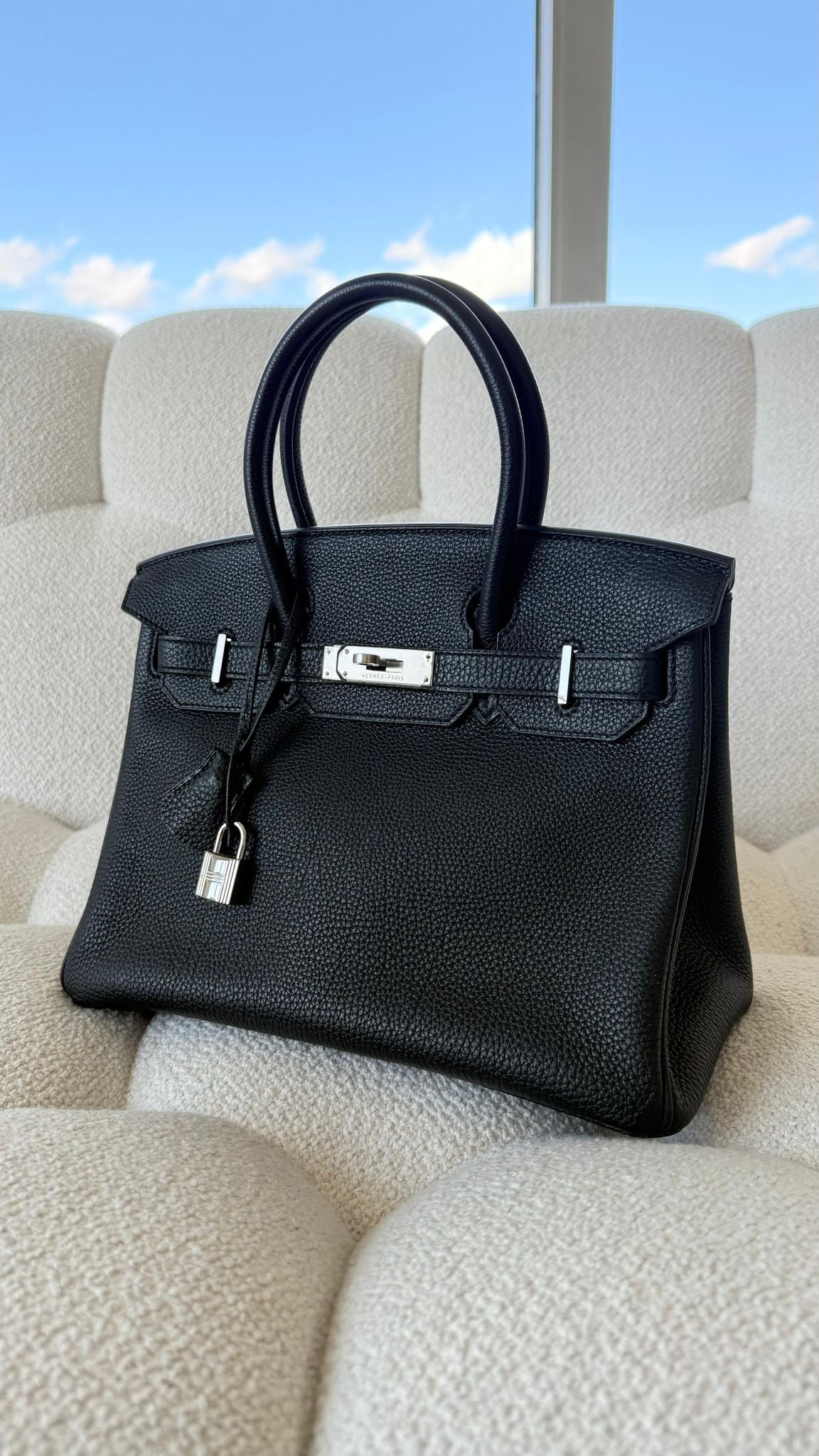 Hermès Birkin B30 Togo Black PHW O